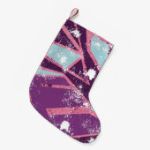 Abstract seamless geometric pattern. grunge urban スモールクリスマスストッキング (正面 (吊り時))