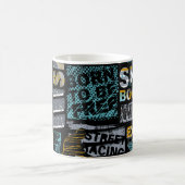 Abstract seamless grunge pattern. Urban style mode コーヒーマグカップ (中央)