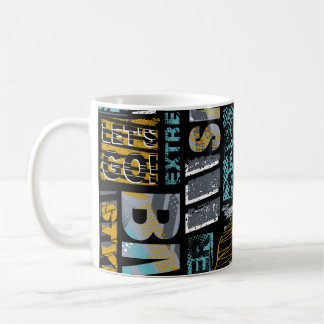 Abstract seamless grunge pattern. Urban style mode コーヒーマグカップ