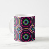 Abstract seamless pattern background.abstract, abs コーヒーマグカップ (正面左)