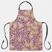 Abstract seamless pattern. Chaotic rounded squares エプロン (正面)