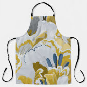Abstract seamless pattern. Light grey, yellow, g エプロン (正面)