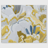 Abstract seamless pattern. Light grey, yellow, g ラッピングペーパー (フラット)