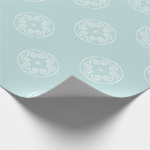 Abstract seamless pattern of Powder Blue color bac ラッピングペーパー (角)