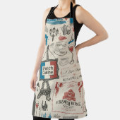 Abstract seamless pattern on the theme of France a エプロン (インサイチュ)