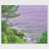 Abstract Seascape ラッピングペーパー (フラット)