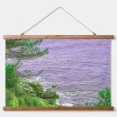 Abstract Seascape 吊り下げ型タペストリー (正面)