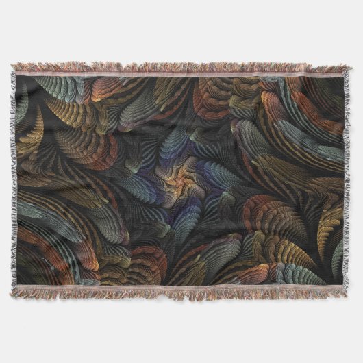 Abstract Seashells スローブランケット (正面)