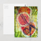 abstract severe dizziness circles collage ポストカード (正面/裏面)