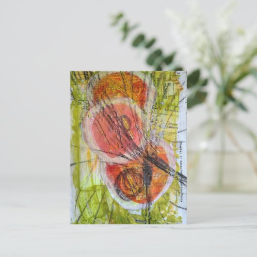 abstract severe dizziness moving foward collage  ポストカード (スタンド正面)