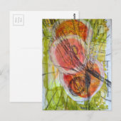 abstract severe dizziness moving foward collage  ポストカード (正面/裏面)