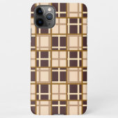 Abstract Shades of Brown iPhone 11 Pro Max Case iPhoneケース (裏面)