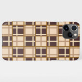 Abstract Shades of Brown iPhone 11 Pro Max Case iPhoneケース (裏面横)