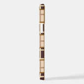 Abstract Shades of Brown iPhone 12 Pro Case iPhoneケース (右側面)