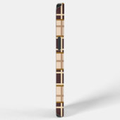 Abstract Shades of Brown iPhone 12 Pro Max Case iPhoneケース (右側面)