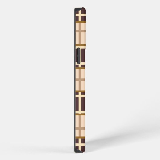 Abstract Shades of Brown iPhone 13 Pro Max Case iPhoneケース (右側面)