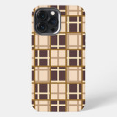 Abstract Shades of Brown iPhone 13 Pro Max Case iPhoneケース (裏面)