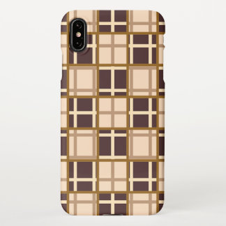 Abstract Shades of Brown iPhone XS Max Case Maxケース
