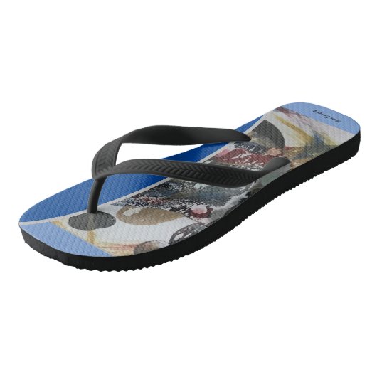 Abstract Shadow Flip Flops ビーチサンダル (アングル)