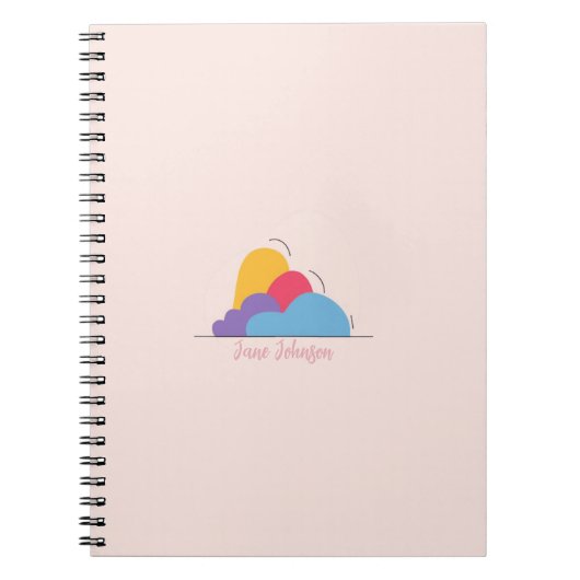 Abstract Shape Notebook ノートブック (正面)