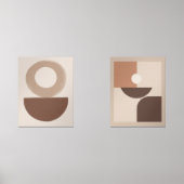 Abstract Shapes – Japandi Poster Set – Wall Art (正面)