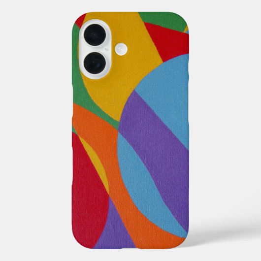 Abstract Shapes Modern Art Phone Case Case-Mate iPhoneケース (裏面)