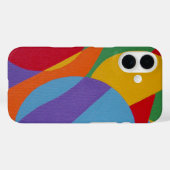 Abstract Shapes Modern Art Phone Case Case-Mate iPhoneケース (裏面 (横))