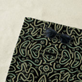 Abstract Shimmer Tubing With Green And Gold Colors ビーチタオル (インサイチュ)