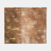 abstract shiny beige backgroundabstract, art, back フリースブランケット (正面(横))