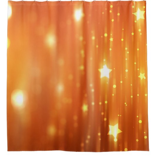 abstract shiny orange backgroundabstract,art,backg シャワーカーテン (正面)