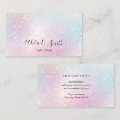 abstract simulated shimmer 名刺 (正面/裏面)