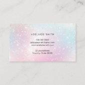 abstract simulated shimmer 名刺 (裏面)