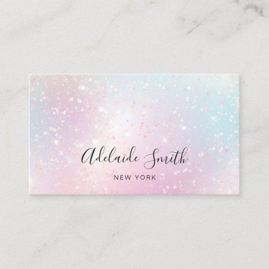 abstract simulated shimmer 名刺 (正面)