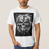 Abstract Skull Tシャツ (正面)