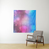 Abstract smooth blur blue and pink background with タペストリー (インサイチュ(横))
