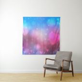Abstract smooth blur blue and pink background with タペストリー (インサイチュ)