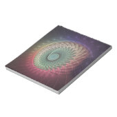 Abstract Snail Colorful Modern Fractal Art ノートパッド (回転)