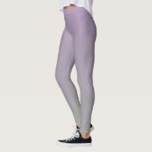 Abstract Soft Lavender and Gray Gradient Backgroun レギンス (左)