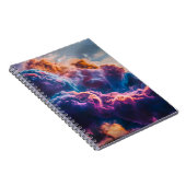 Abstract Space Nebula Art - Colorful Cosmic ノートブック (右側)
