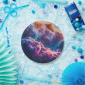 Abstract Space Nebula Art - Colorful Cosmic ペーパープレート (パーティー)