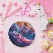 Abstract Space Nebula Art - Colorful Cosmic ペーパープレート (パーティー)