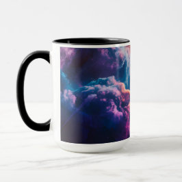 Abstract Space Nebula Art - Colorful Cosmic マグカップ