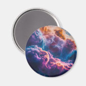 Abstract Space Nebula Art - Colorful Cosmic マグネット (正面/裏面)
