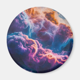 Abstract Space Nebula Art - Colorful Cosmic マグネット
