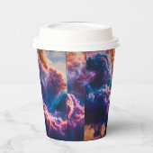 Abstract Space Nebula Art - Colorful Cosmic 紙コップ (左)