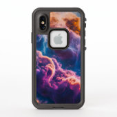 Abstract Space Nebula Art - Colorful Iphone XS  (裏面)