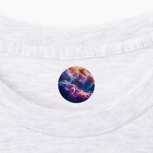 Abstract Space Nebula Art - Colorful Labels ラベル (貼付)