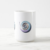 Abstract Spiral Brushstroke Vector – Meditative Pa コーヒーマグカップ (中央)