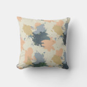 Abstract Splash Throw Pillow クッション (正面)