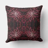 Abstract Splatter Dots Of Pinks And Reds Pattern アウトドアクッション (裏面)